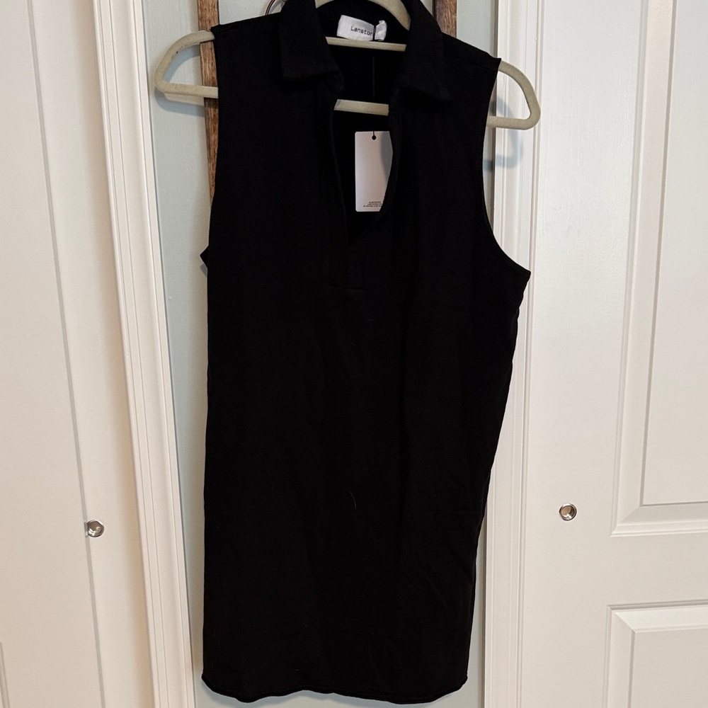 Lanston Black Sleeveless Dress NWT